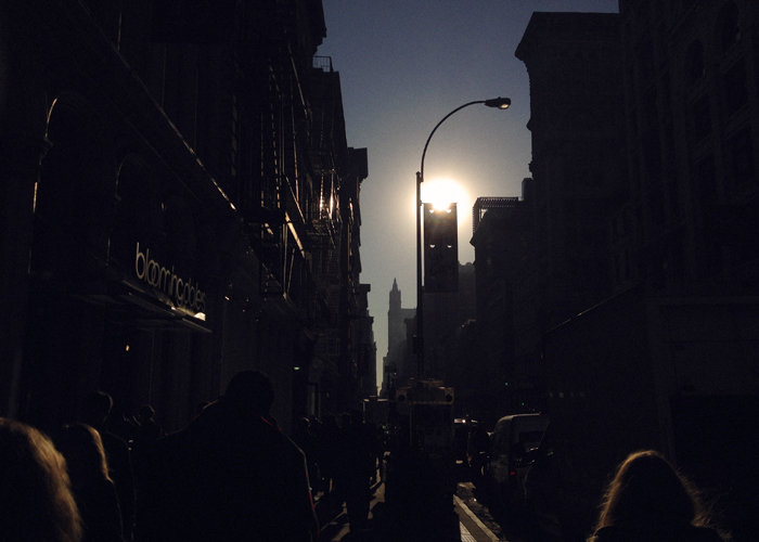 IN FRONT OF US: BROADWAY, NEW YORK